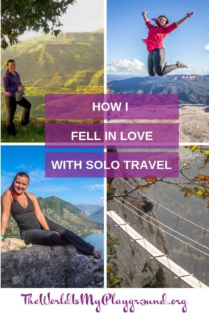 pinterest pin - About Me: How I Fell in Love with Solo Travel