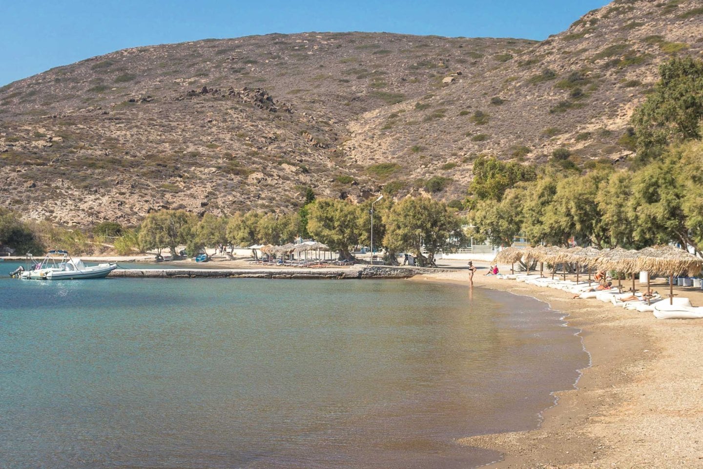 the bay of Lagada beach near Adamas