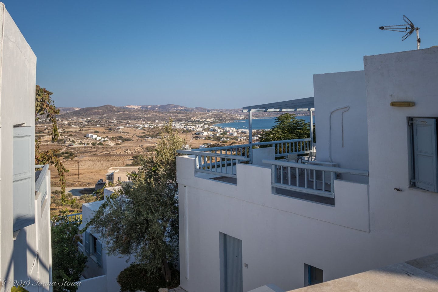 views over Milos from Hotel Agnanti