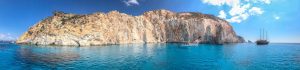 panoramic photo of Polyegos island in the Cyclades
