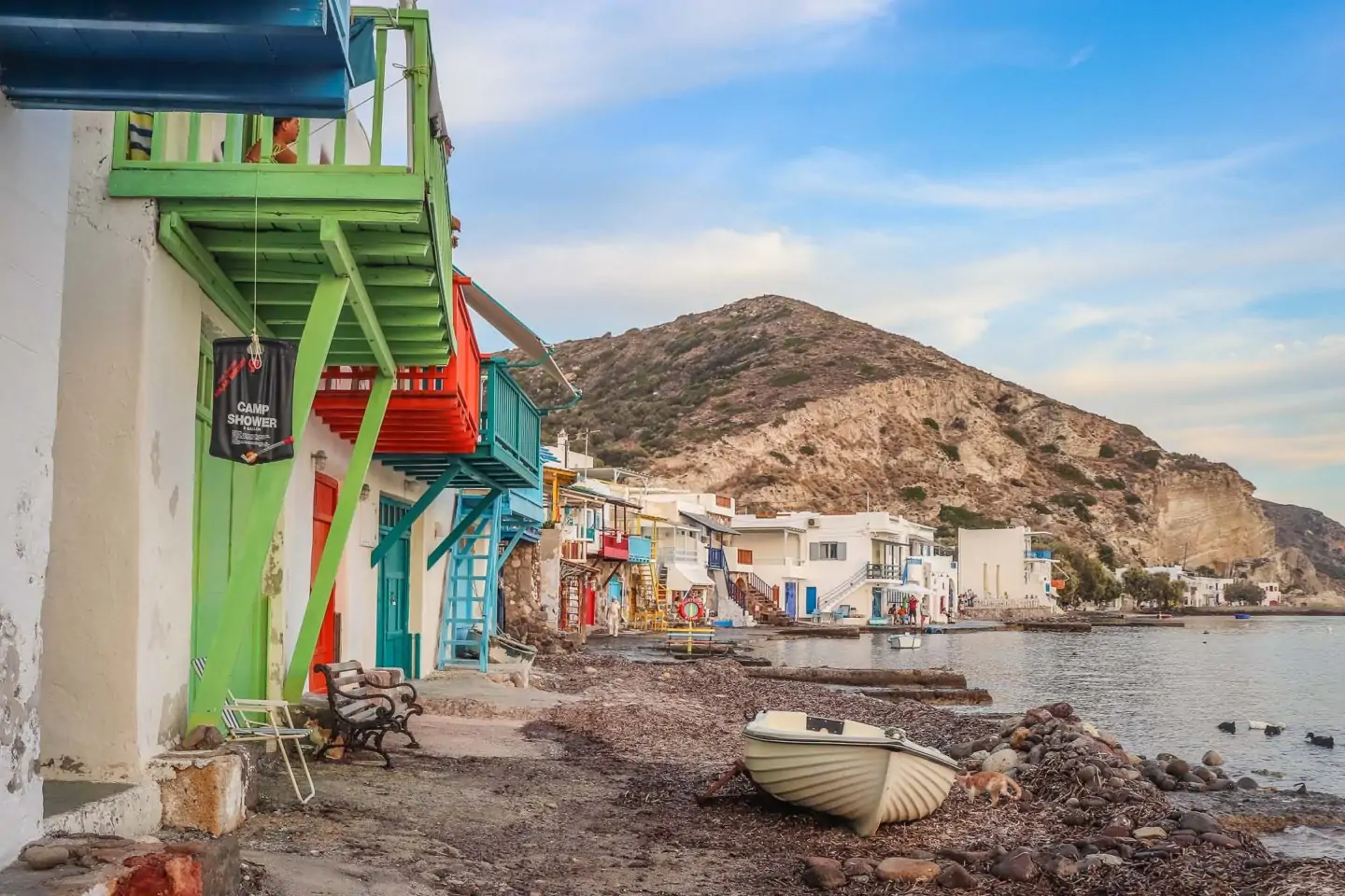 colourful houses in Klima