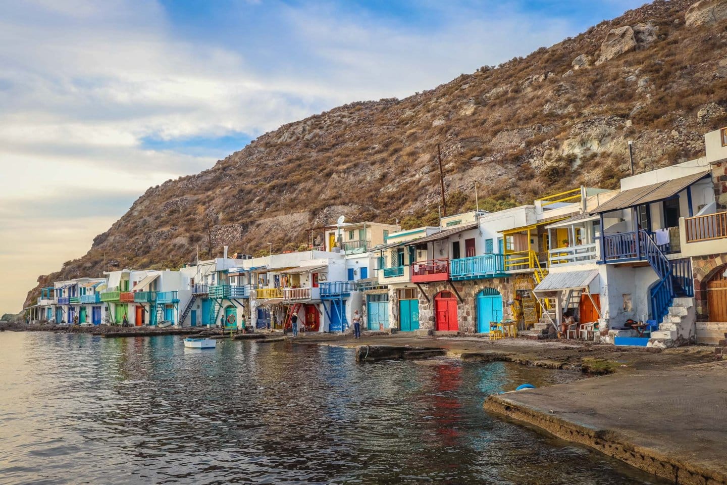 klima houses in milos