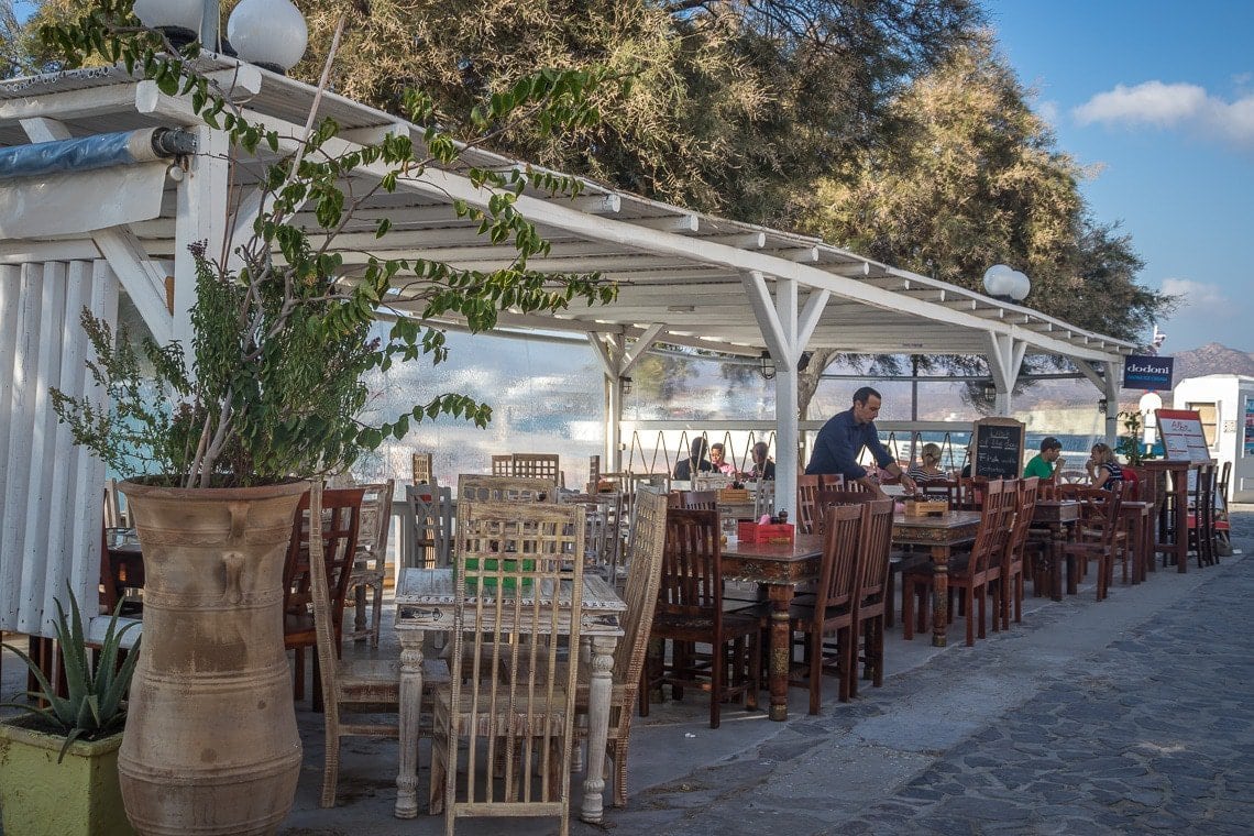 dining tables and local restaurants