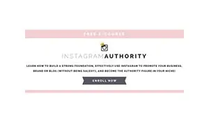 blogging resource instagram authority alex tooby free course logo