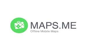 blogging and travel resource maps.me logo