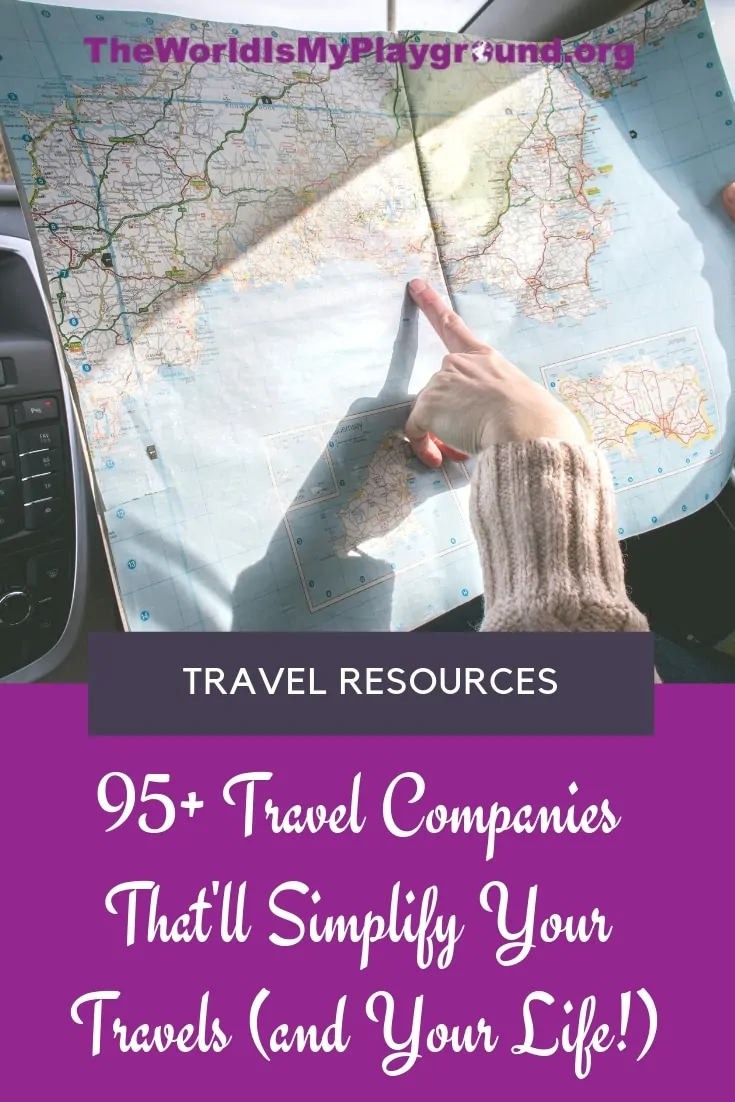 pinterest pin: 95+ travel resources that simplify the planning and booking process
