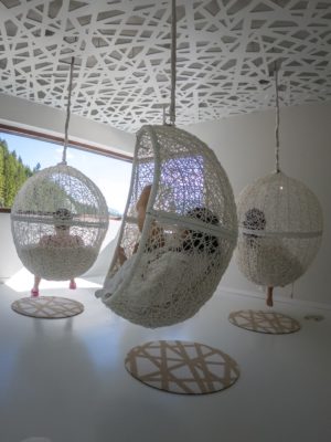 relaxation room at qc terme dolomiti