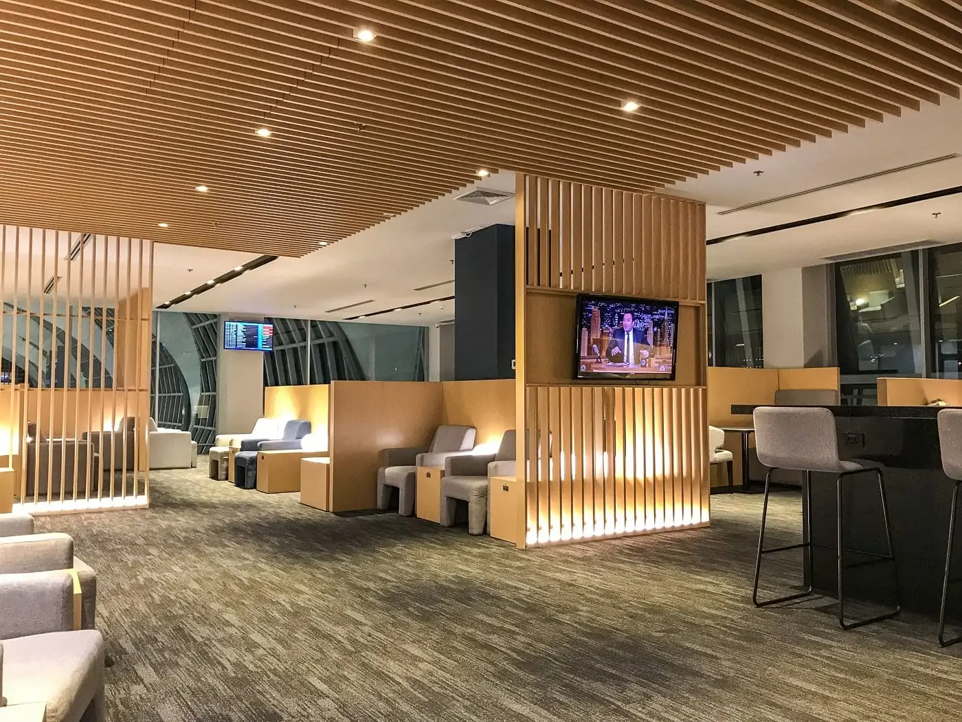 luxurious airport lounge in Thailand