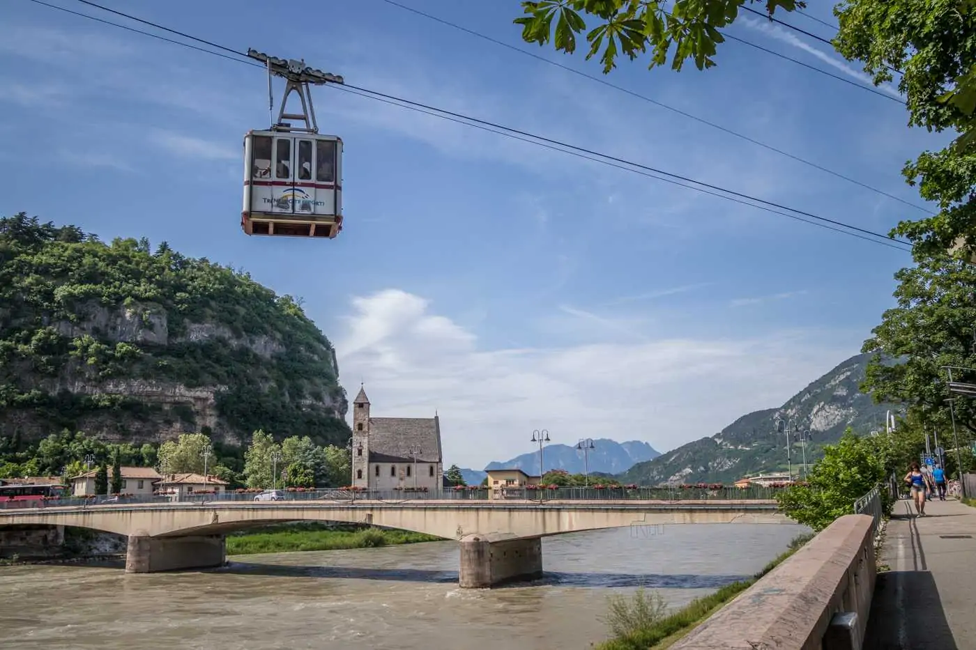cable car from trento to sardagna