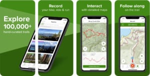 best travel apps - alltrails app screenshots
