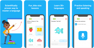 best travel apps - duolingo app screenshots