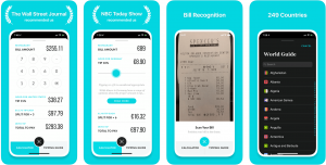 best travel apps - globe tipping app screenshots
