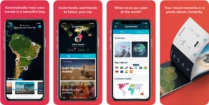 best travel apps - polarsteps app screenshots