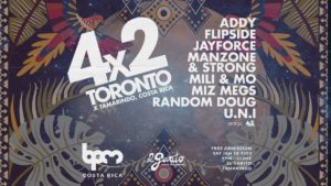 twitter poster for BPM Festival set 4x2Toronto